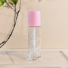 Pink 30ml spray lip gloss, tube brush, concealer bottle, portable travel portioned bottle, primer in stock Application Scenario